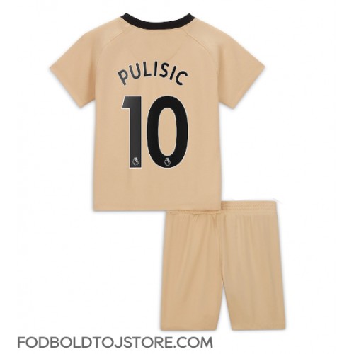 Chelsea Christian Pulisic #10 Tredje sæt Børn 2022-23 Kortærmet (+ Korte bukser)
